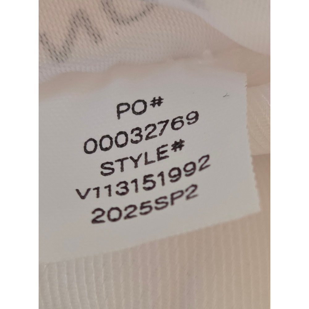 Vince Linen Blend Square Neck Midi Dress Womens 2 White NWT $468 V113151992 - Picture 8 of 8